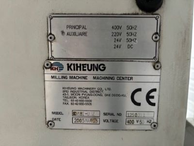 fraiseuse KIHEUNG COMBI-U3Z